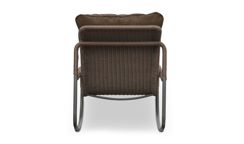 Lyra Outdoor Rocking Chair Brown