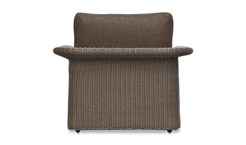 Meredith Outdoor Accent Chair Brown