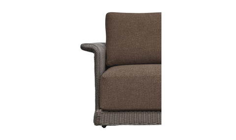 Meredith Outdoor Accent Chair Brown