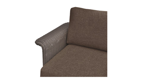 Meredith Outdoor Accent Chair Brown