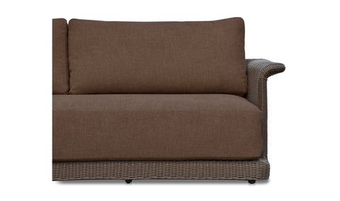 Meredith Outdoor Sofa Brown