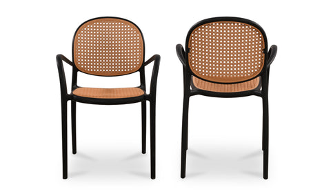 Soren Outdoor Dining Chair Black