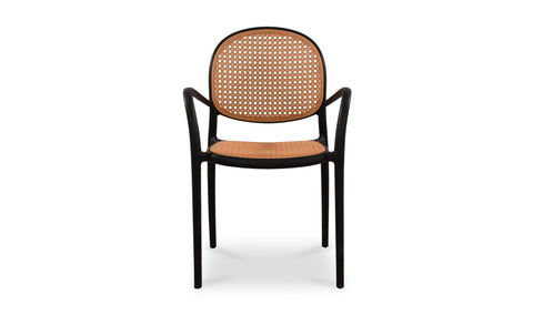 Soren Outdoor Dining Chair Black