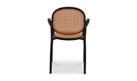 Soren Outdoor Dining Chair Black