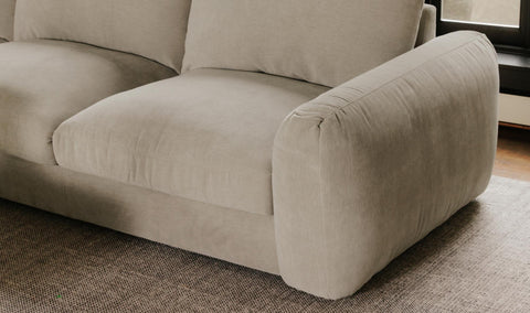 Berga Sectional Pebble