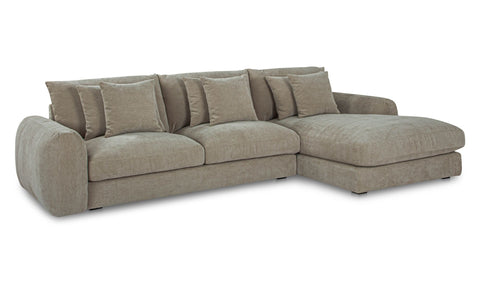Berga Sectional Pebble