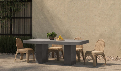 Antonius Outdoor Dining Table Grey