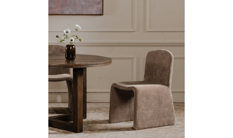 Joel Dining Table Dark Brown