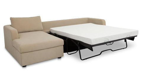 Burrow Sleeper Sectional With Storage Chaise Sand