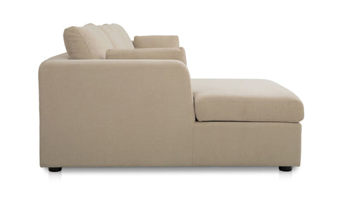 Burrow Sleeper Sectional With Storage Chaise Sand