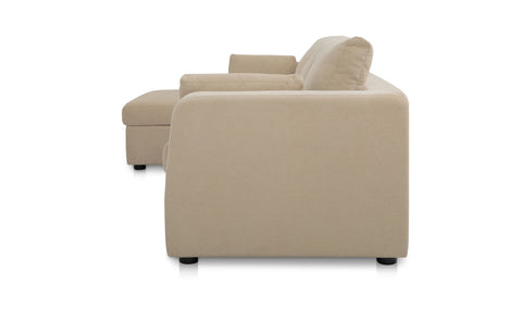 Burrow Sleeper Sectional With Storage Chaise Sand