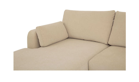 Burrow Sleeper Sectional With Storage Chaise Sand