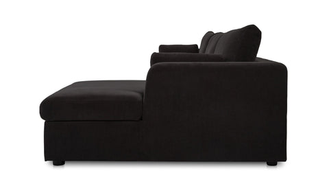Burrow Sleeper Sectional With Storage Chaise Black