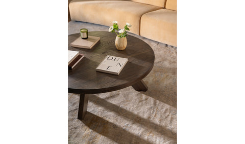 Alden Coffee Table Cool Brown