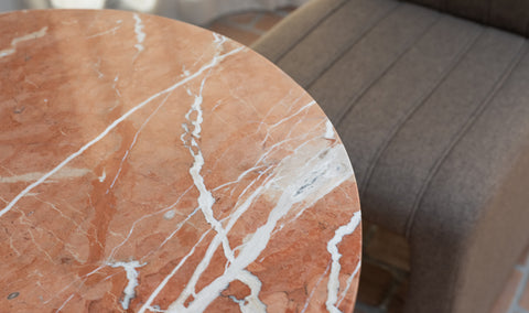 Sage Cafe Table Rosso Alicante Red Marble