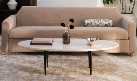 Winona Coffee Table Botticino Beige Marble