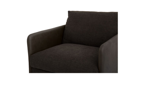 Teller Accent Chair Warm Black