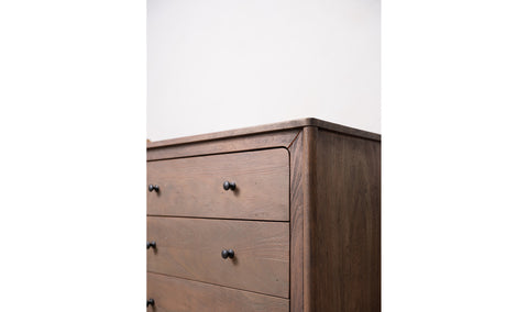 Mabel 6 Drawer Dresser Dark Brown
