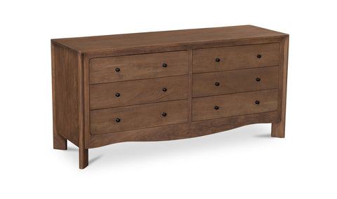 Mabel 6 Drawer Dresser Dark Brown
