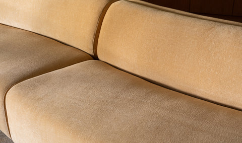 Naomi Convex Sofa Golden Yellow