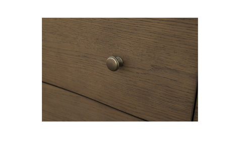 Clarence 6 Drawer Dresser Warm Brown