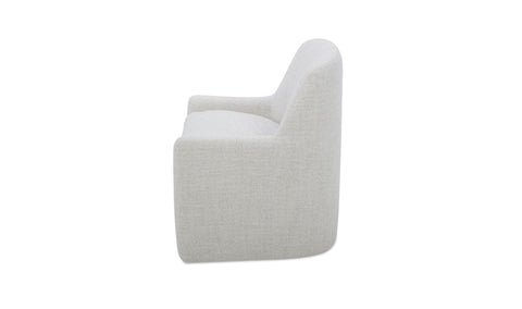 Maisie Rolling Dining Chair Flecked Oat