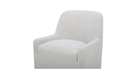 Maisie Rolling Dining Chair Flecked Oat