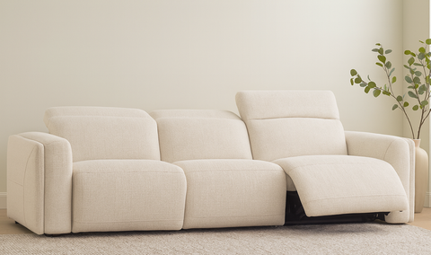 Wilder Power Recliner Sofa Flecked Oat