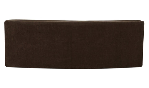 Naomi Concave Sofa Dark Brown