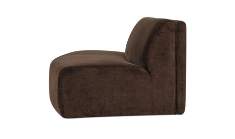Naomi Convex Sofa Dark Brown