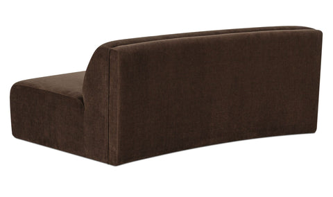 Naomi Convex Sofa Dark Brown
