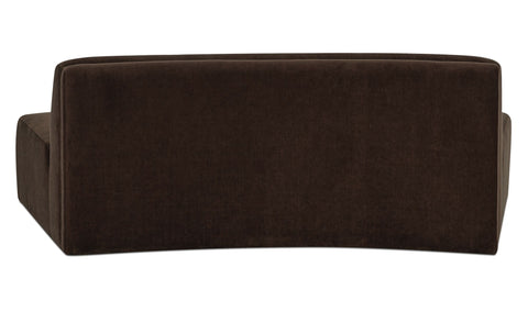 Naomi Convex Sofa Dark Brown