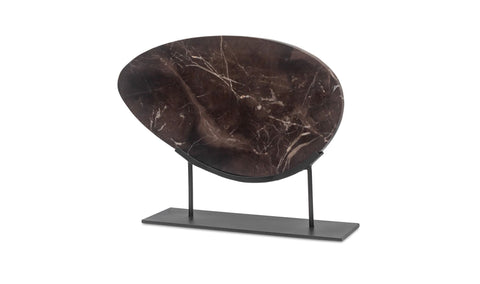 Galen Sculpture Saint Laurent Brown Marble