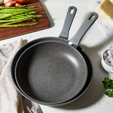 Parma Plus - 2 Pc Aluminum Nonstick Fry Pan Set
