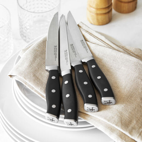 Forged Accent - 4pc Steak Set - Black