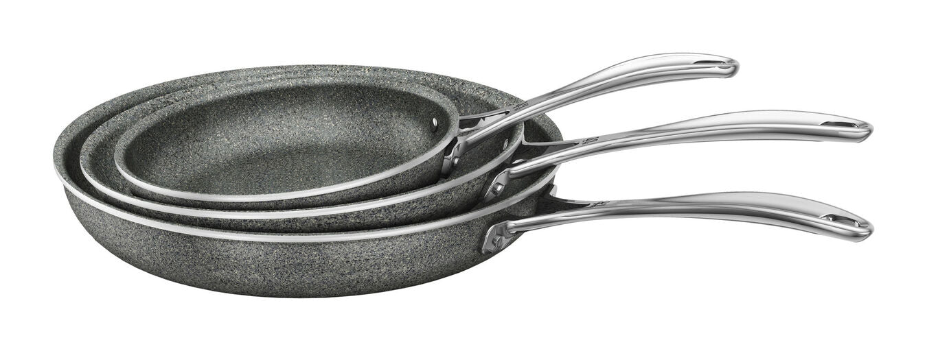 Henckels H3 2pc (10 & 12) Coated Stainless Steel Fry Pan Set