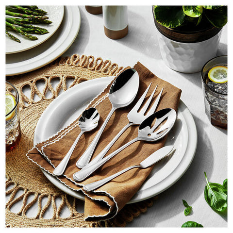 Flatware Sets - Alcea 65pc 18/10 Stainless Steel Flatware Set