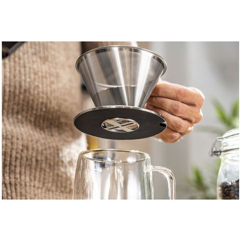 Sorrento Double Wall Glassware - Pour Over Coffee Dripper
