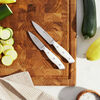 Forged Accent - 2 pc Paring Knife Set- White Handle