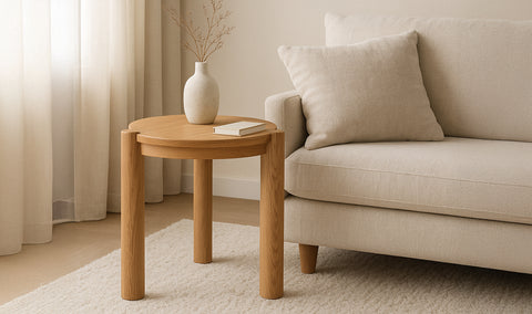 Jack Side Table Brushed Natural Oak