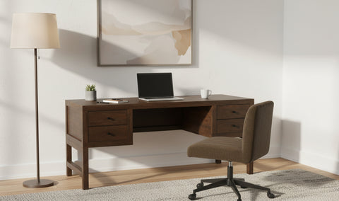 Windsor Desk Dark Brown