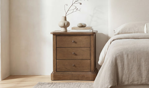 Clarence Nightstand Warm Brown