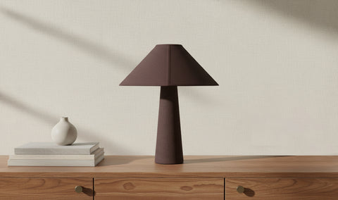 Gigi Table Lamp Dark Brown