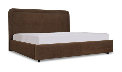Simon King Storage Bed Brown