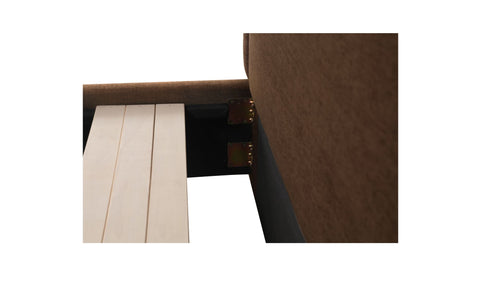 Simon King Storage Bed Brown