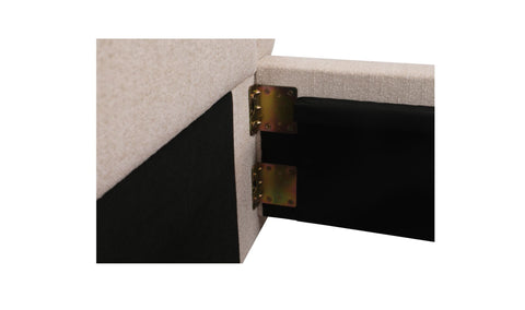 Simon King Storage Bed Flecked Beige