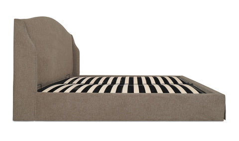 Weston King Storage Bed Brown