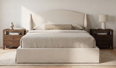 Weston King Storage Bed Cream