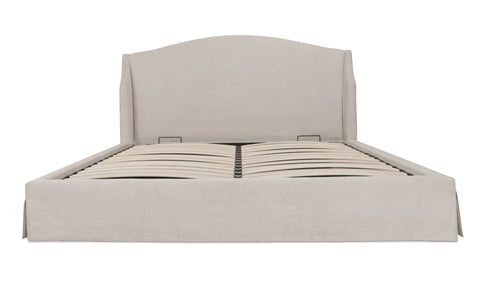 Weston King Storage Bed Cream