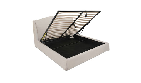 Weston King Storage Bed Cream